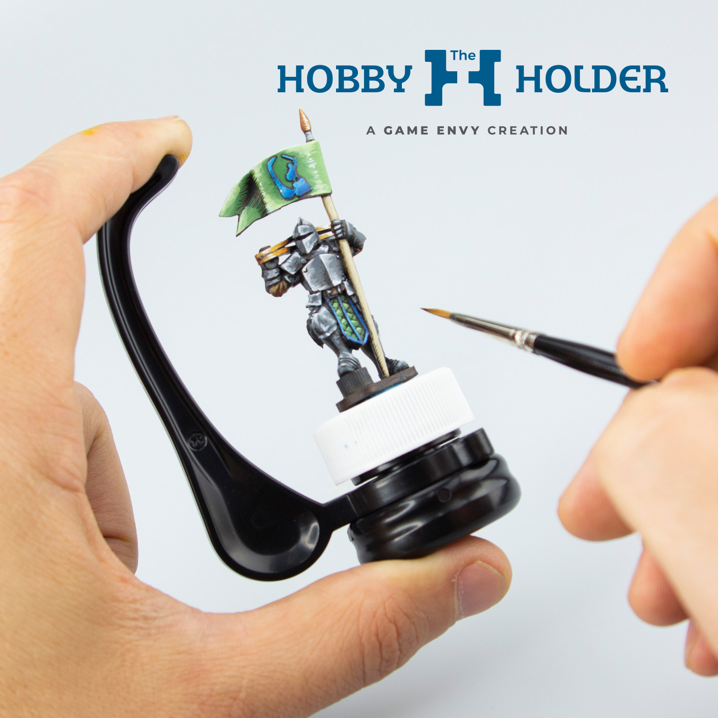 STL file Ultimate Painting Holder - ergonomic miniature handle