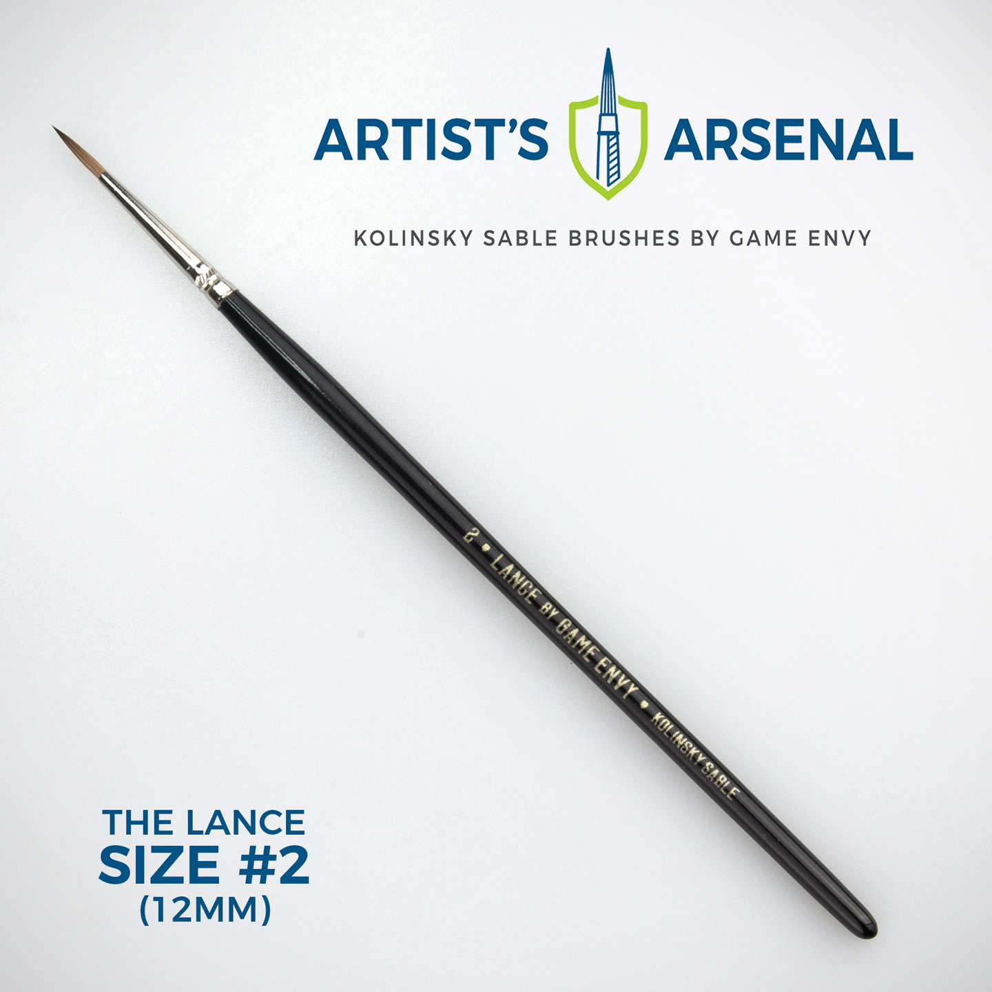 Artist's Arsenal: Sable Brush Size #2 – Game Envy Creations