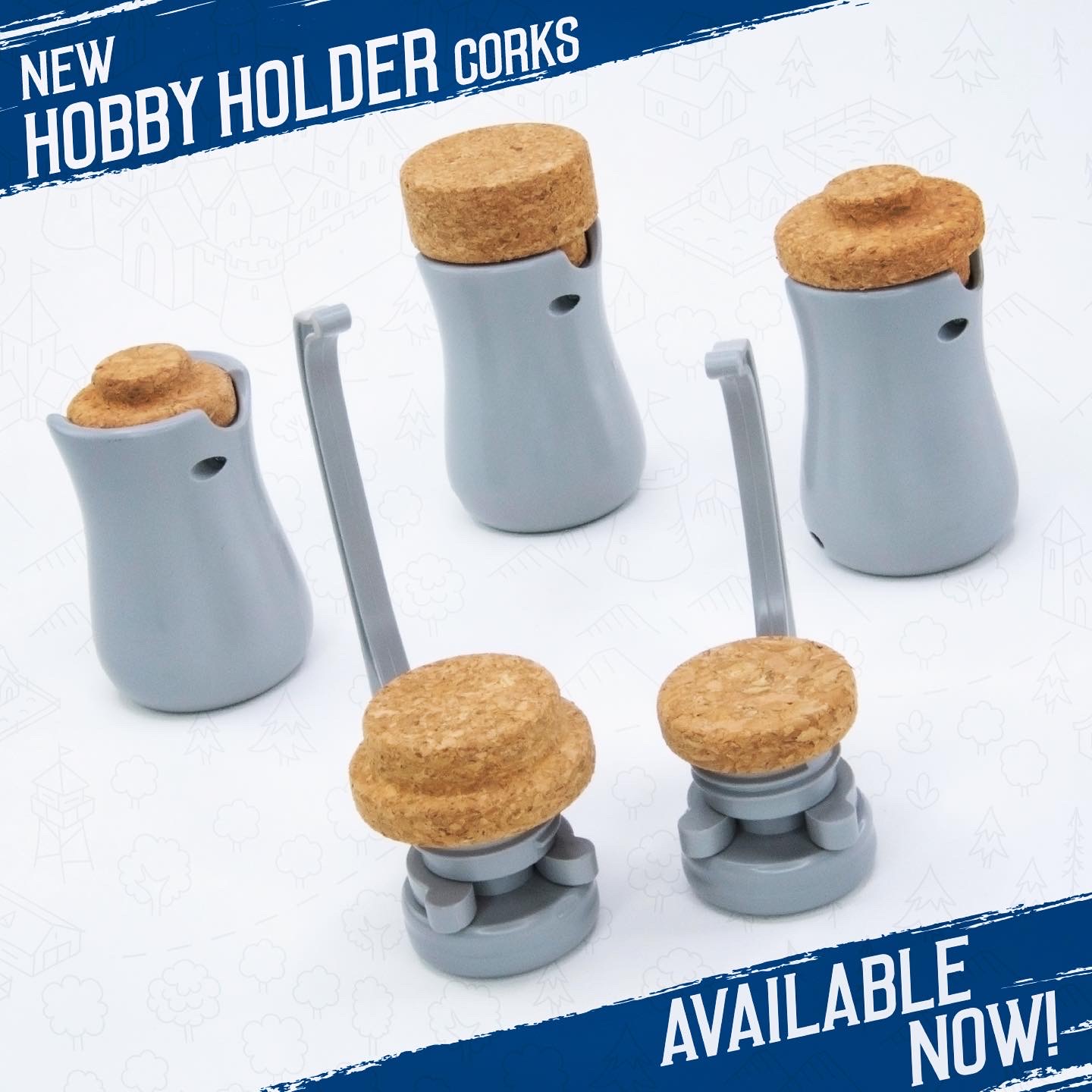 The Hobby Holder Custom Corks
