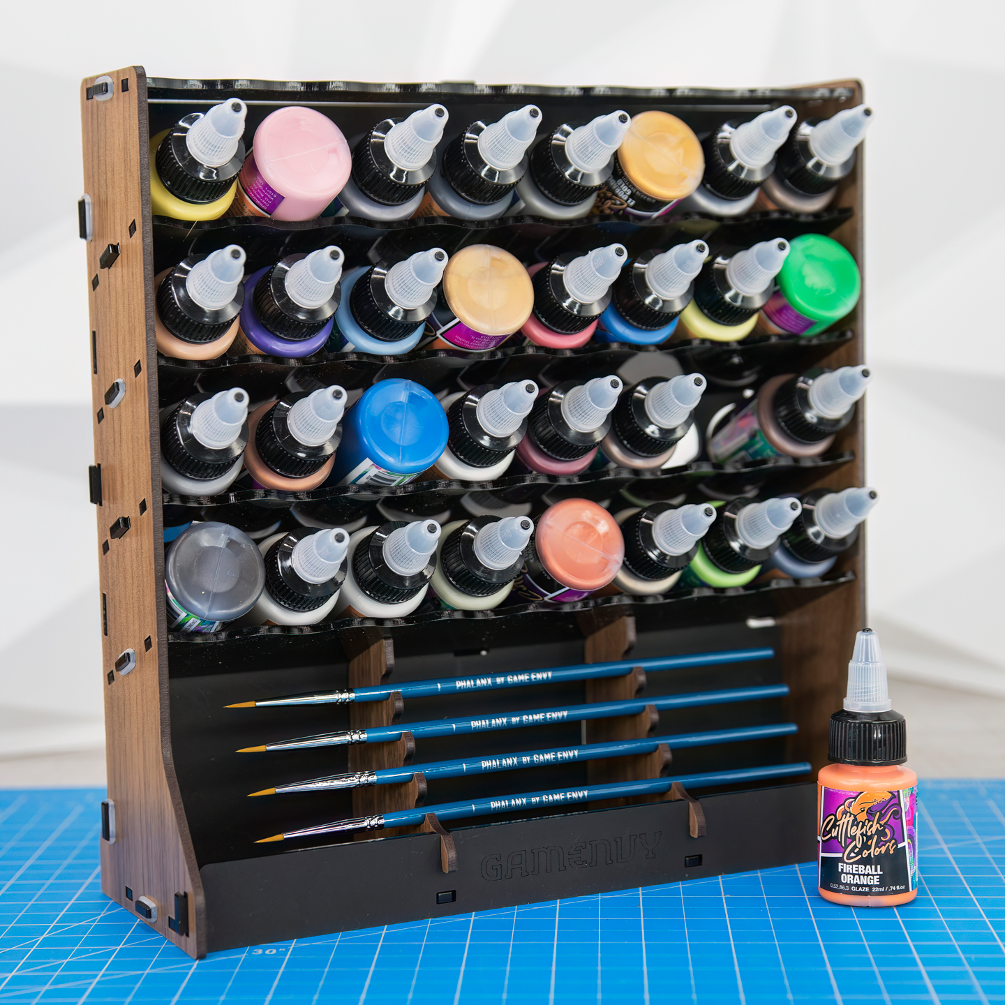 Desk Wizard - Rampart Vertical Paint Rack