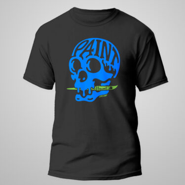 Paint on the Mind T-Shirt - Blue