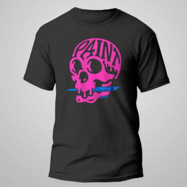 Paint on the Mind T-Shirt - Pink