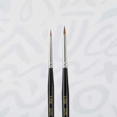 Game Envy SELECT MINI Size #0 + Size #2 Kolinsky Sable Brush Set