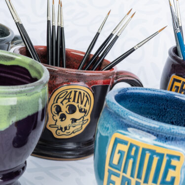 Alternative view of PAINT Skull Ceramic Mug - 16oz