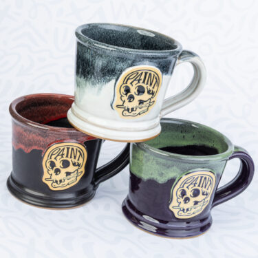 PAINT Skull Ceramic Mug - 16oz